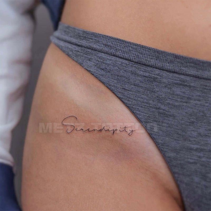 Lactacia - Waterdichte tijdelijke tatoeage met letters