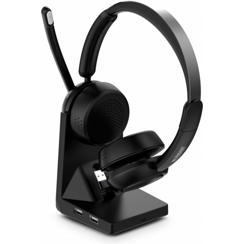 Urban Factory MOVEE MAX Casque Sans fil Arceau Gaming USB Type-A Bluetooth Socle de chargement Noir