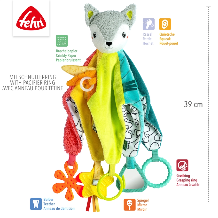 fehn® Activity-Schmusetuch Fuchs Deluxe