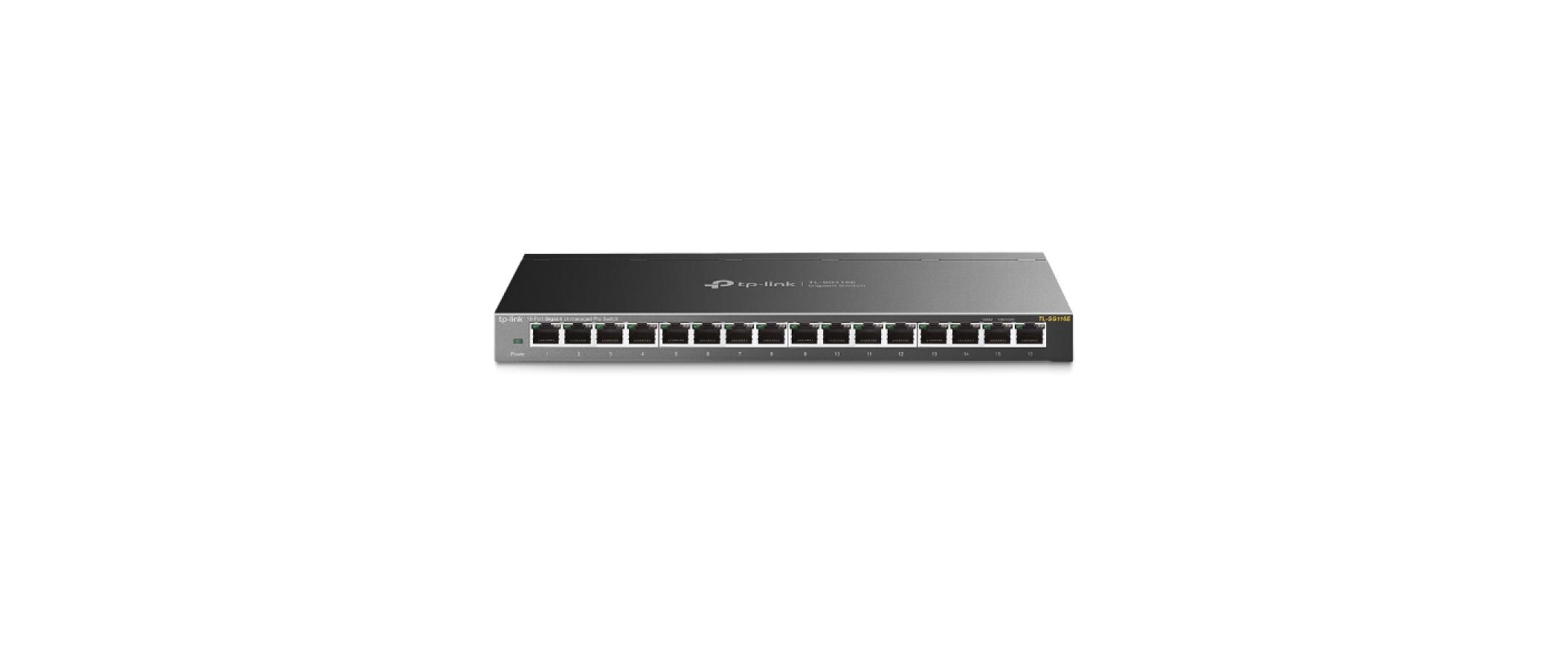 Switch Omada Easy Smart 16 x 1G Ports TL-SG116E 16 Port16-Port Gigabit Easy Smart Switch