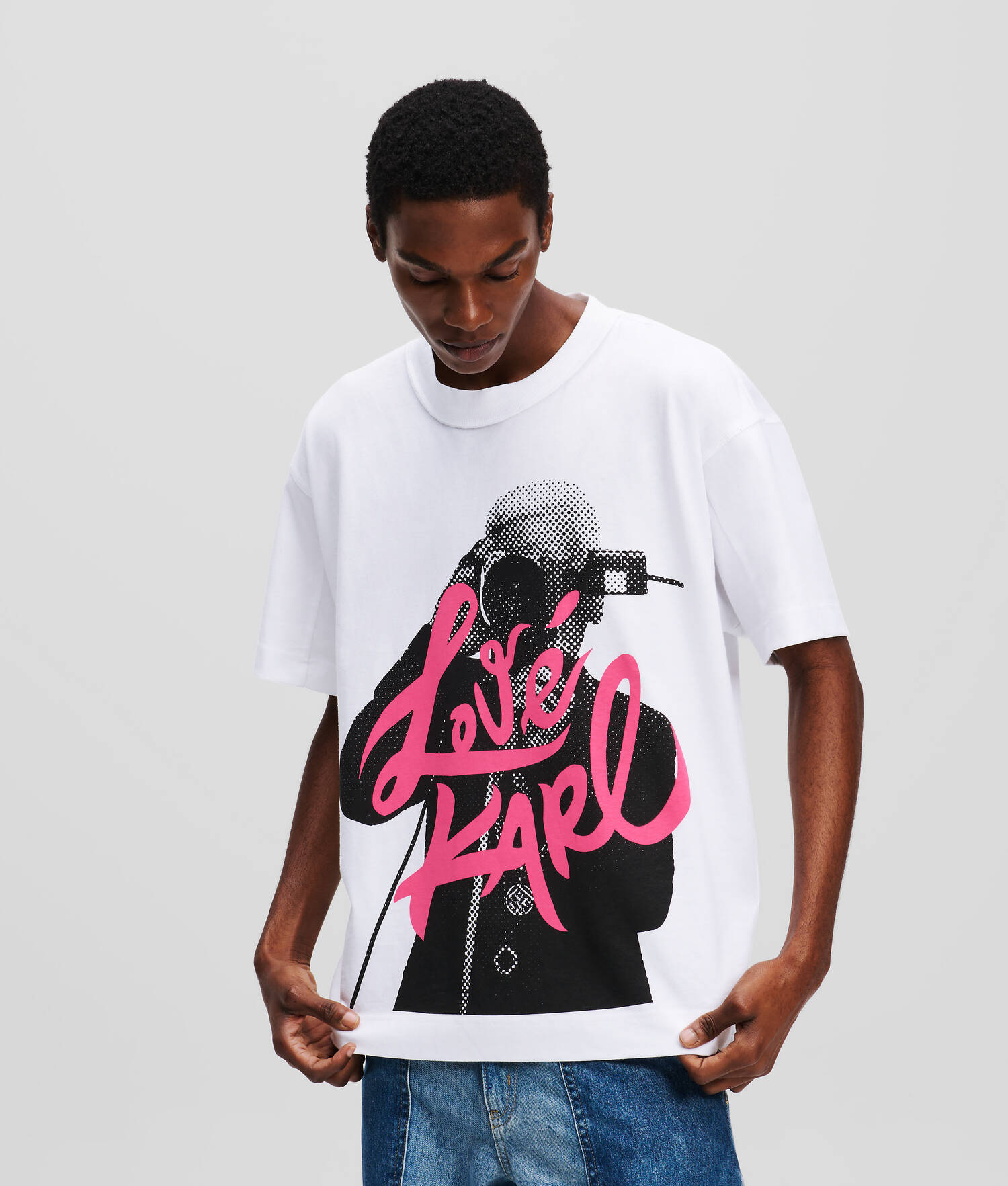 T-SHIRT IMPRIMÉ KLJ X ATELIER RESERVÉ - Blanc