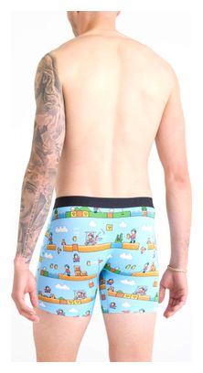 Boxer Saxx Vibe Xtra Fly Out Of Bounds Bleu Clair Homme