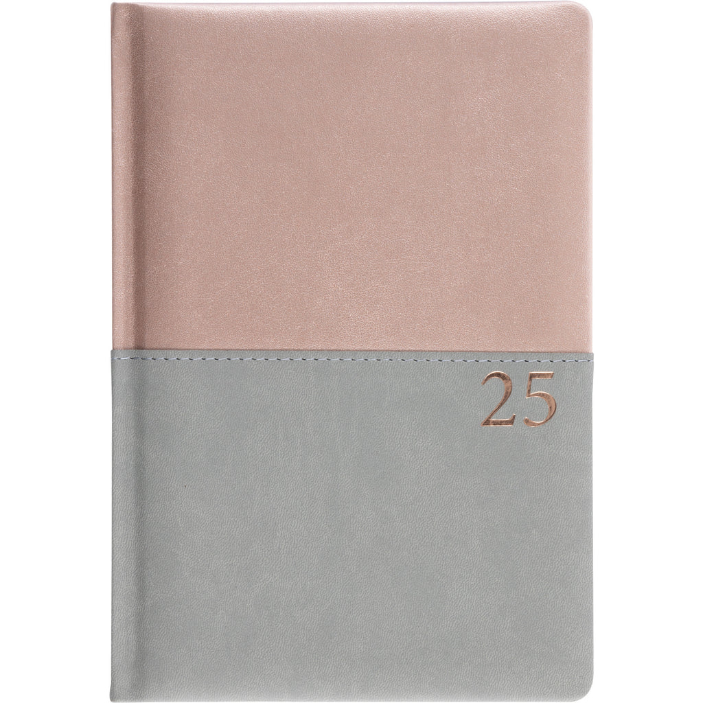 Agenda A5 2025 Bicolor Metalizada Note!