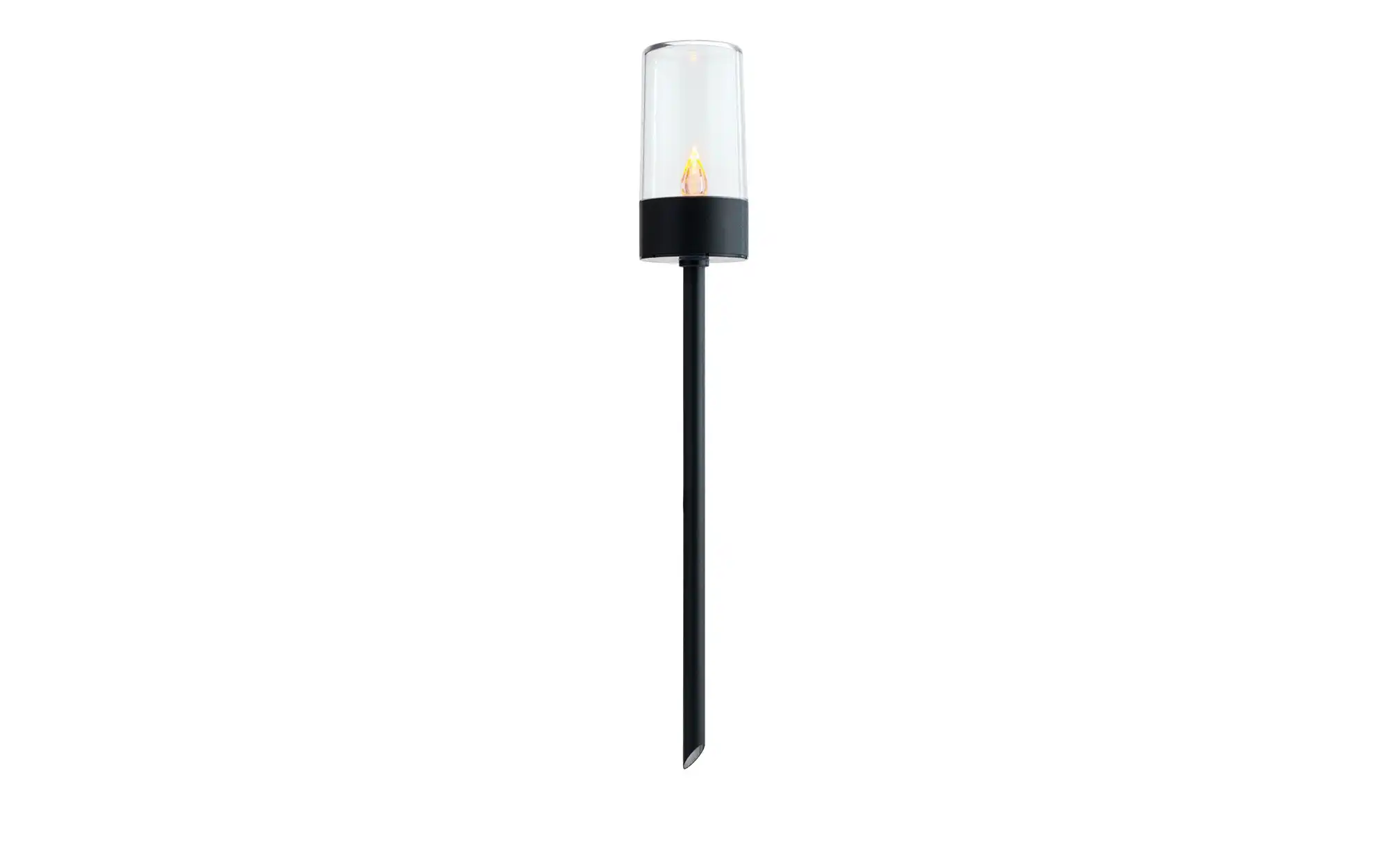 LED-Solar-Spieße, klar/schwarz, 2er-Set