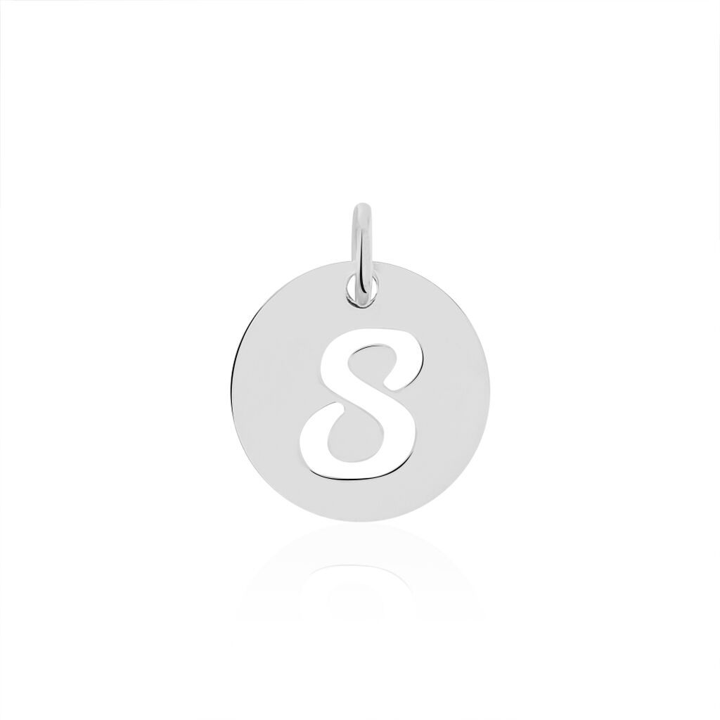 Pendentif Efiso Argent Blanc