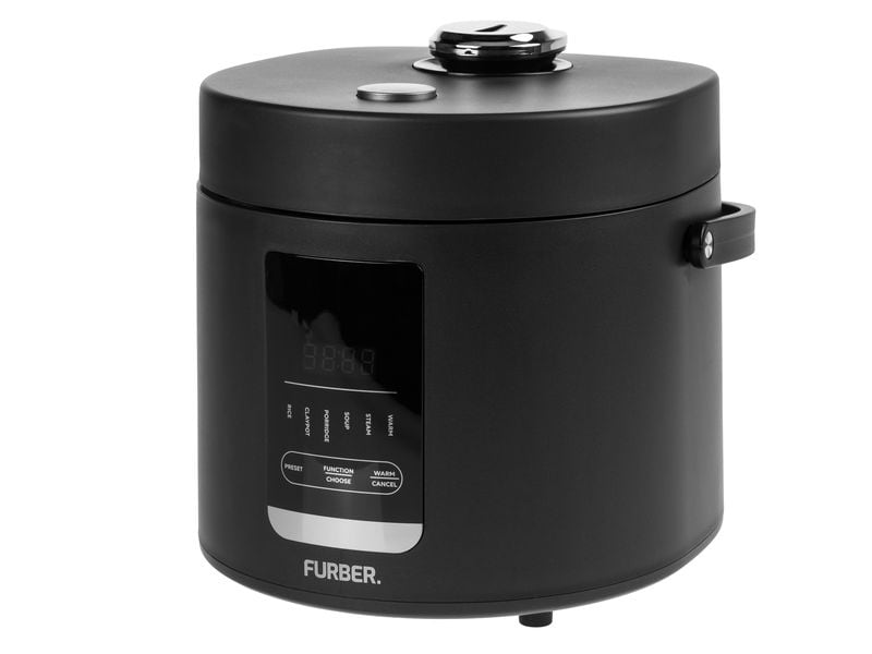 FURBER Reiskocher CHAN 1.2 L, Schwarz Für perfekt gekochten Reis im Handumdrehen