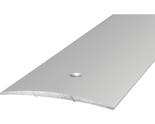Aluminium overgangsprofiel, zilver, geperforeerd, 60 x 1000 mm