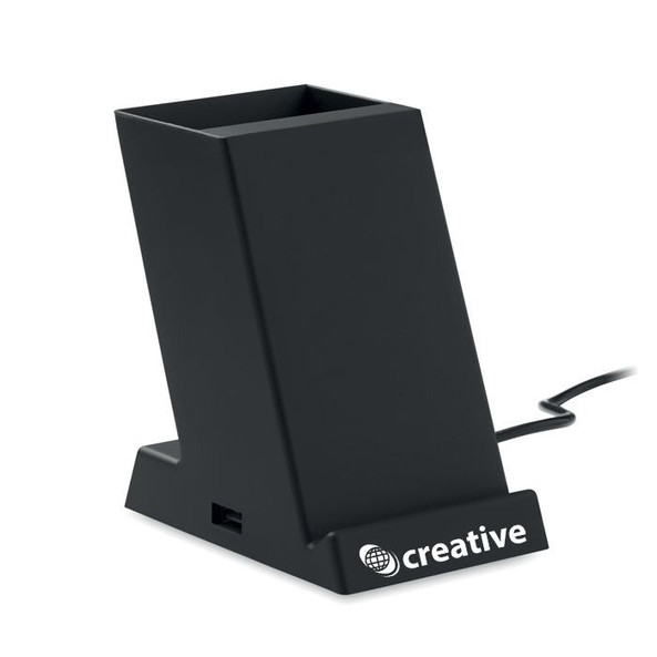 GiftRetail MO6679 - BLOCK Chargeur sans fil 15W en ABS