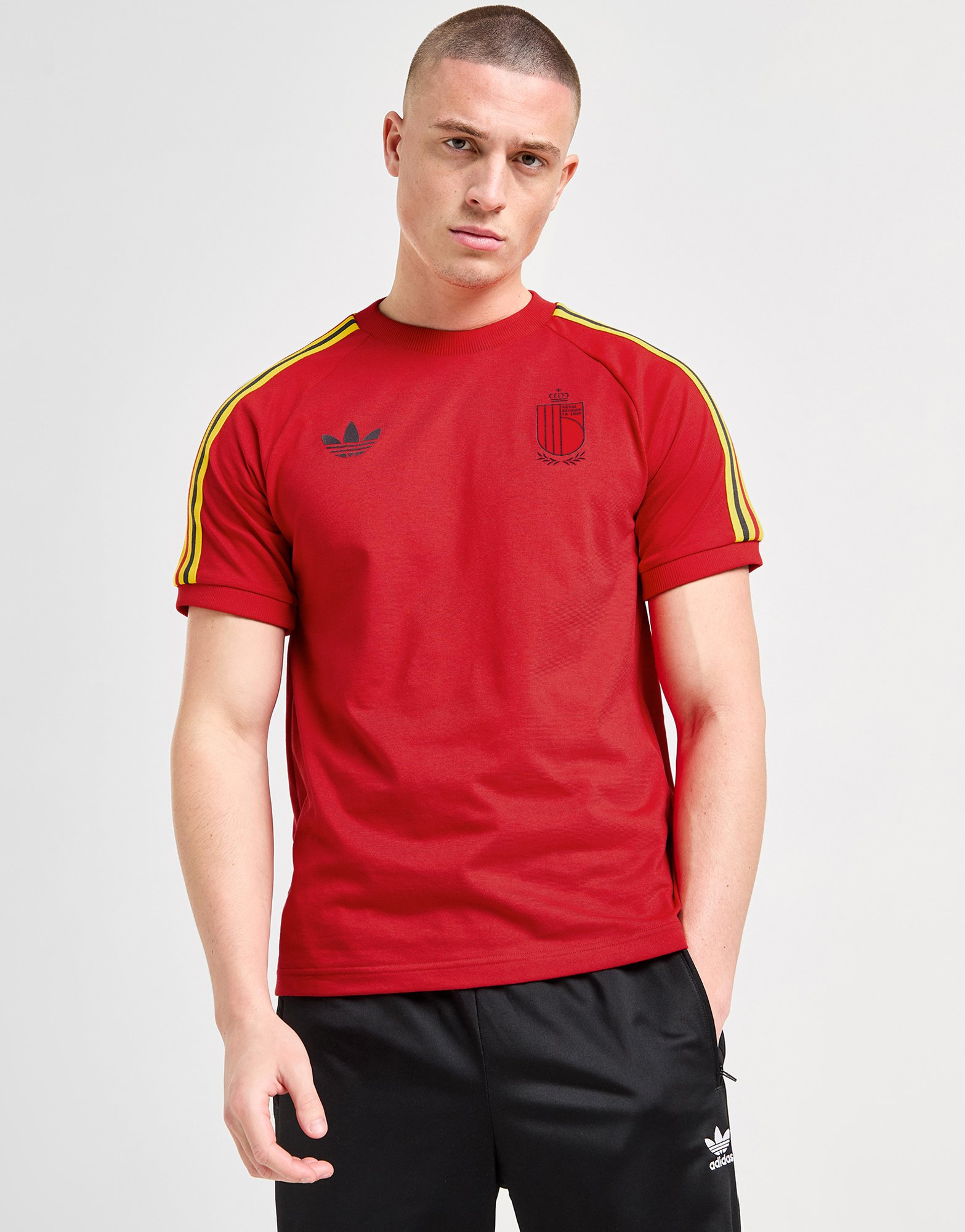 adidas Originals T-shirt Belgique 3-Stripes Homme