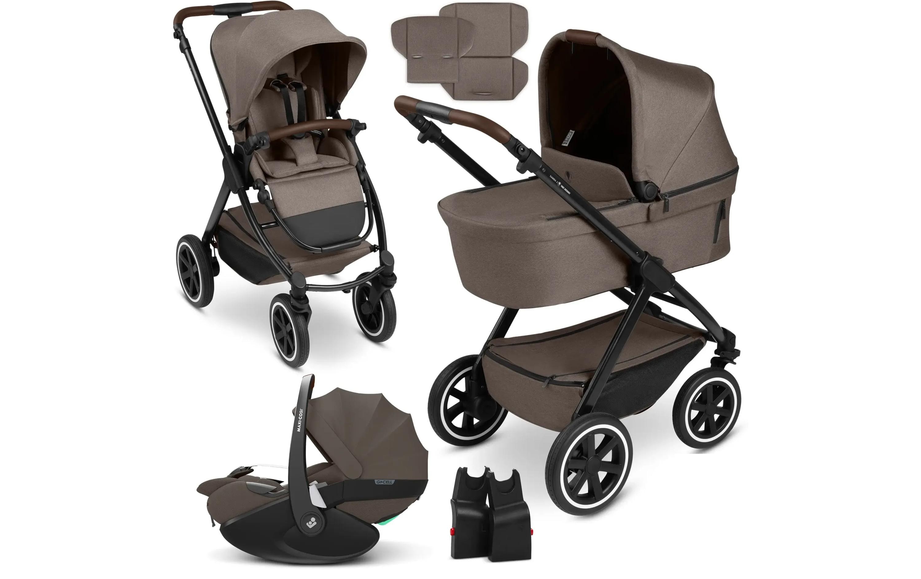 Kinderwagenset Samba 2 Nature<br>3in1 Kinderwagen-Set Samba 2 inkl. Babyschale Maxi Cosi Pebble 360 Pro 2