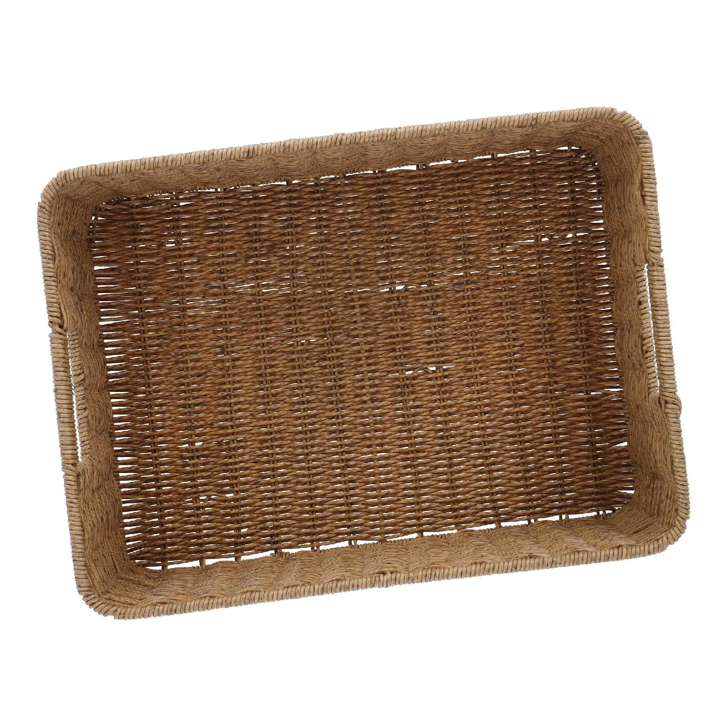 Korb Rattanoptik, eckig, 37 x 27 cm