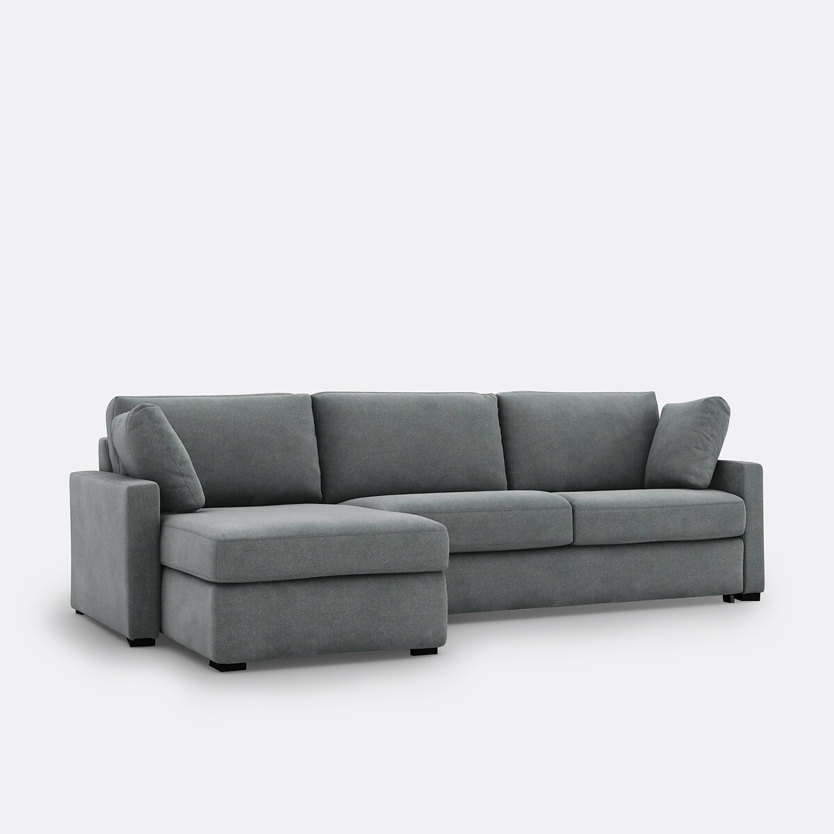 LA REDOUTE INTERIEURS<br>Sofá-cama de canto, tecido texturizado, espuma, Timor