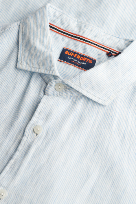Superdry blauwe heren overhemd