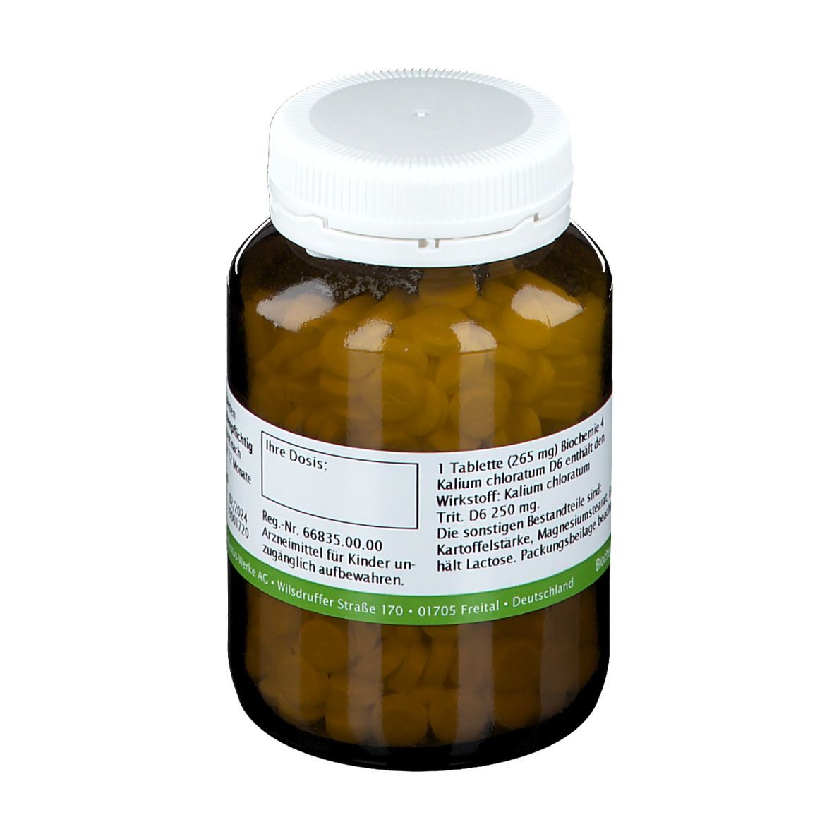 Bombastus Biochemie 4 Kalium chloratum D6 Tabletten