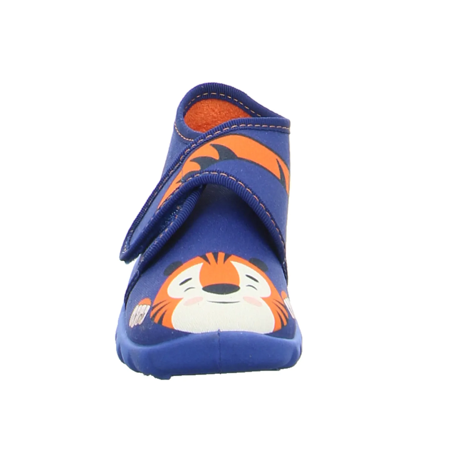 FISCHER Baby-Hausschuh Blau Textil  Unisex