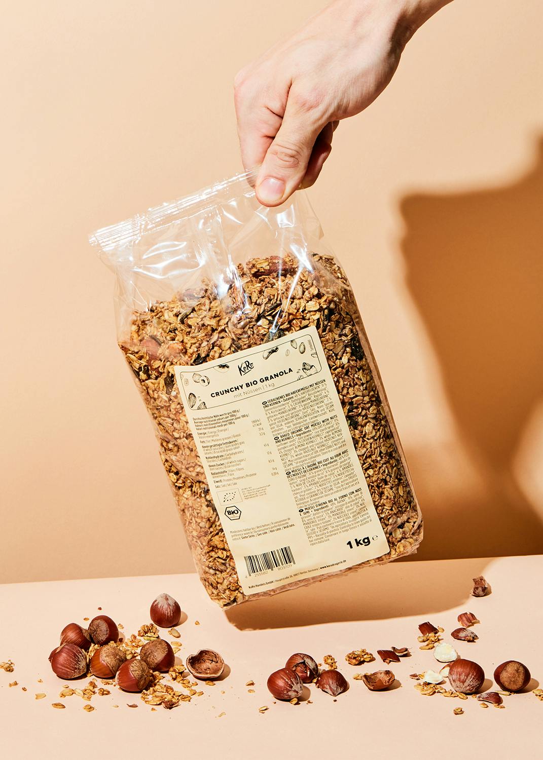 Crunchy Bio Granola mit Nüssen 1 kg