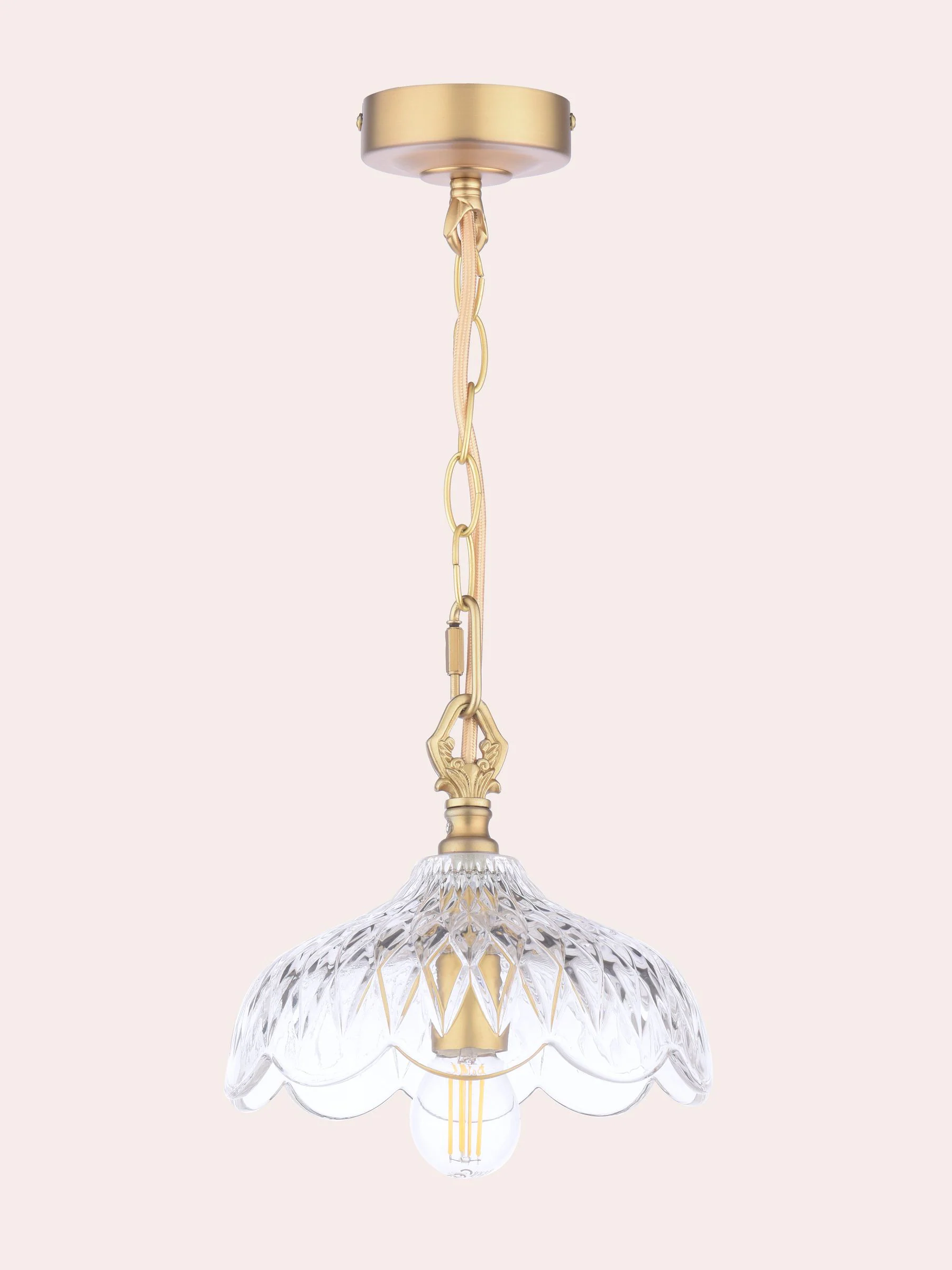 Laura Ashley Eversden 1 Light Pendant