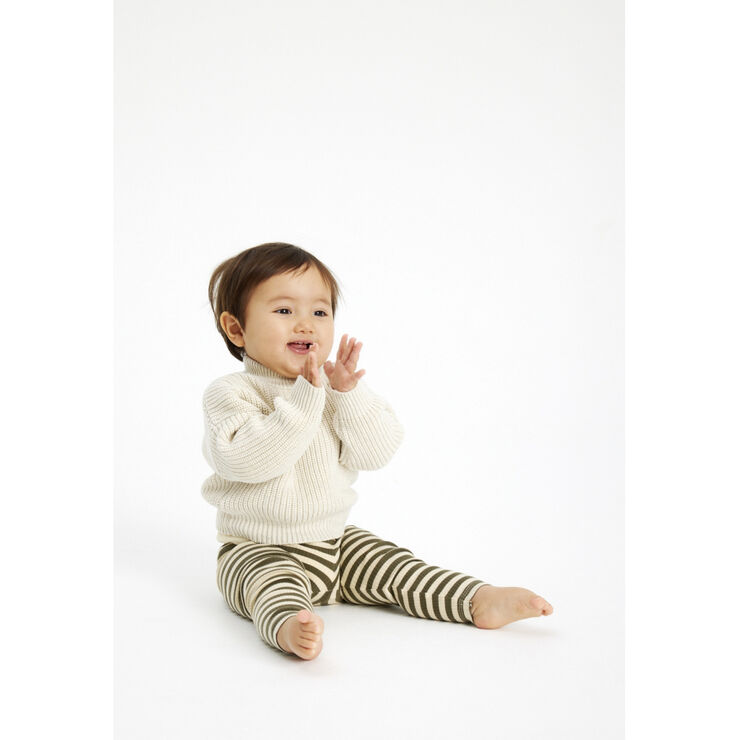 The New TNSFro Uni Rib Leggings Ivy green