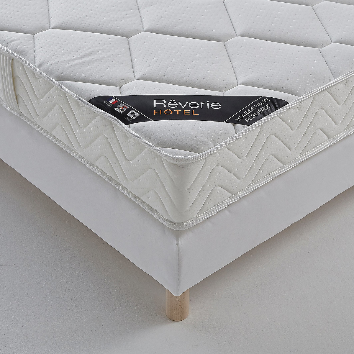 LA REDOUTE INTERIEURS<br>Colchão de espuma HR, resistente ao fogo, Alt.18 cm