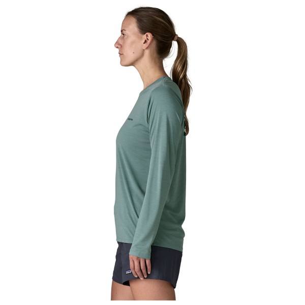Patagonia - Women's L/S Cap Cool Daily Shirt Boardshort Logo - T-shirt technique