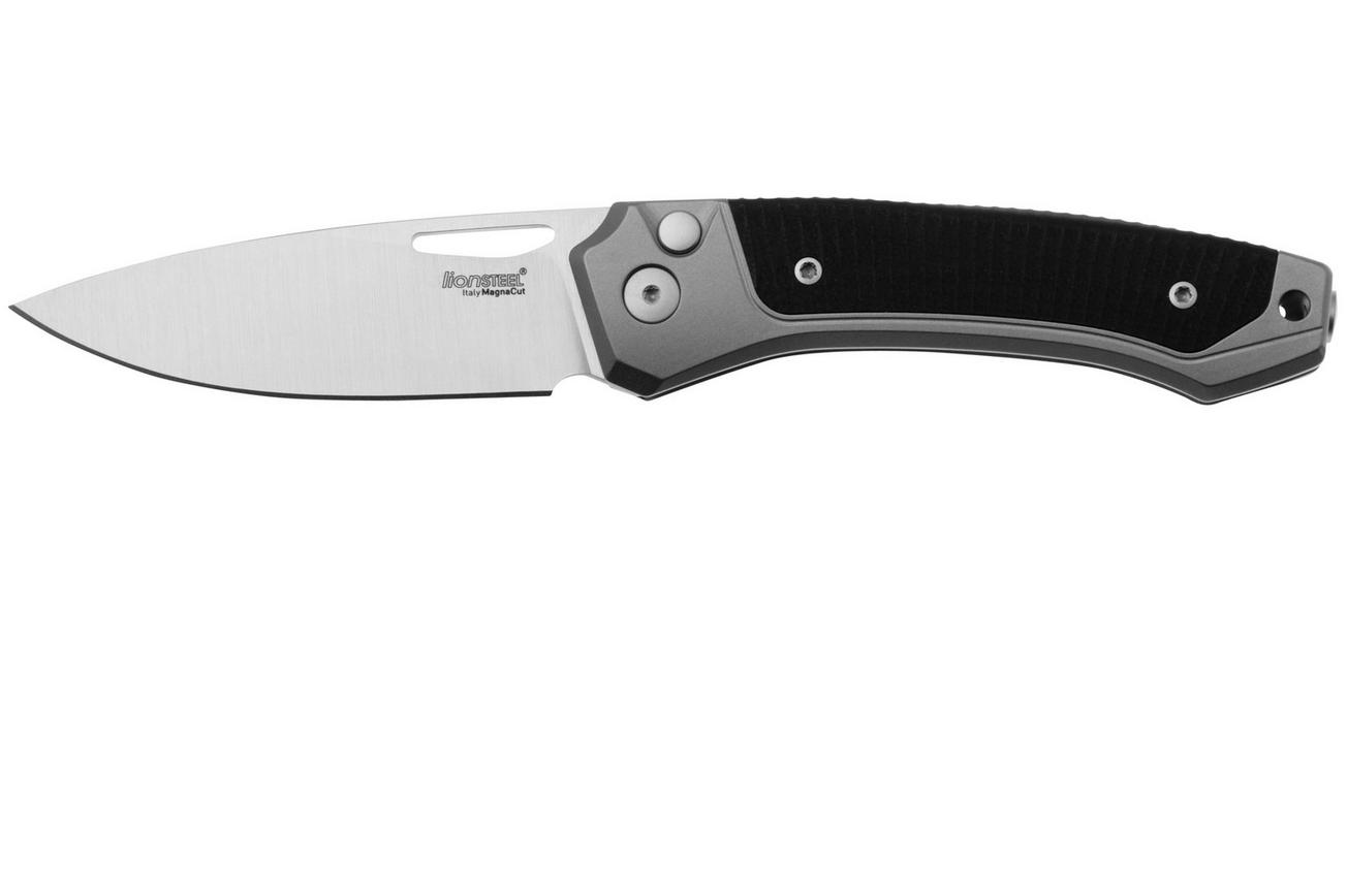 LionSteel Twain TW-GY-GBK Titanium, Black G10, zakmes, Gianni Pauletta design
