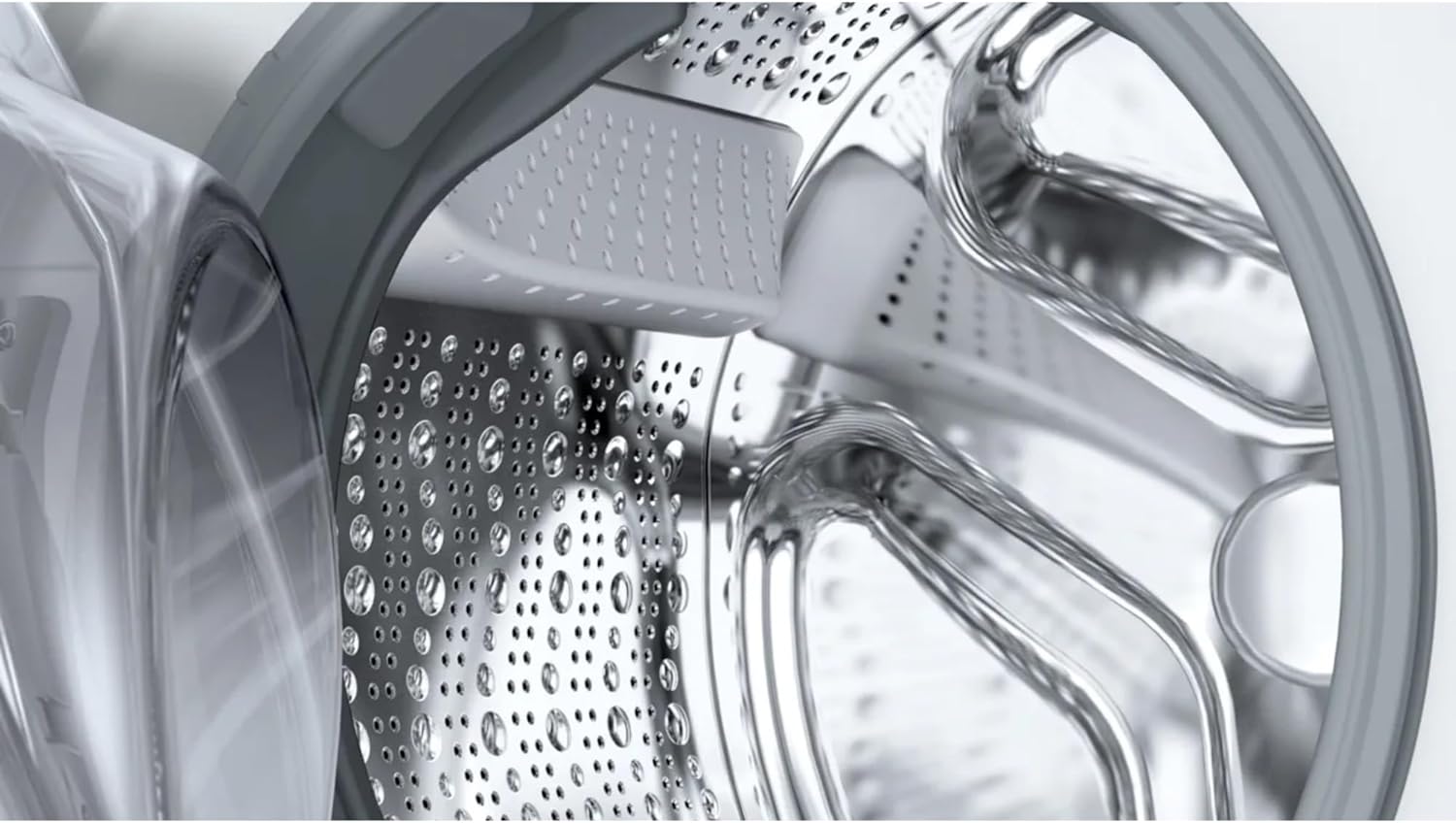 Bosch WUU28T22, Serie 6, Frontlader Waschmaschine, 9 kg, 1400 UpM, Unterbaufähig, SpeedPerfect, Maximale Energie- und Wasserersparnis, Nachlegefunktion, besonders hygienisch, AquaStop