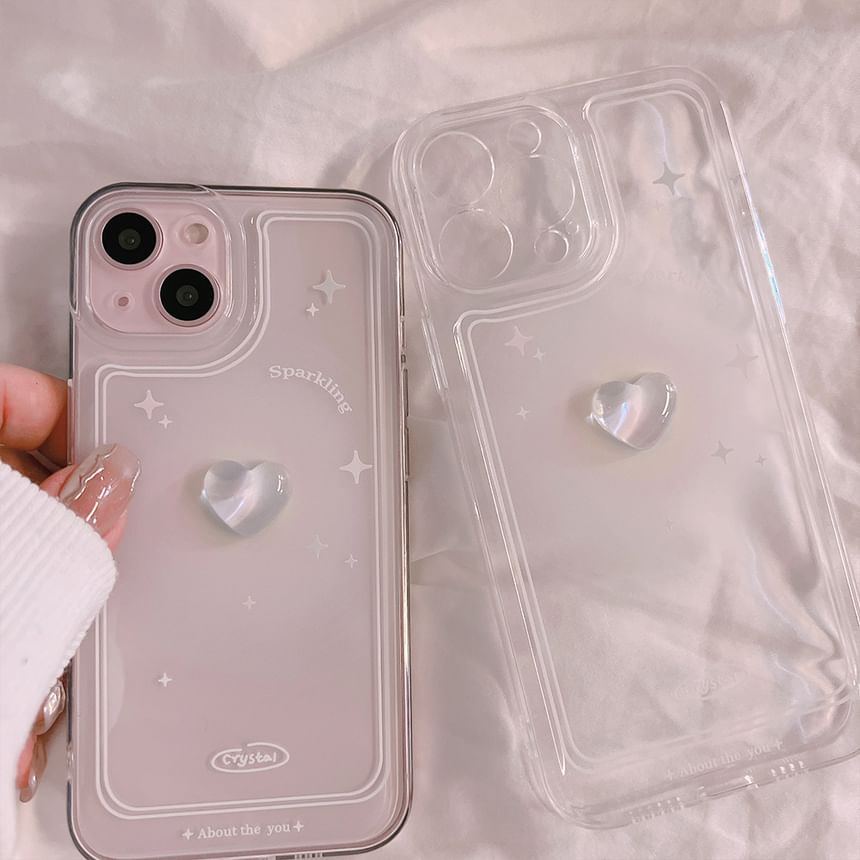 kloudkase - Hart telefoonhoesje - iPhone 16 Pro Max / 16 Pro / 16 Plus / 16 / 15 Pro Max / 15 Pro / 15 Plus / 15 / 14 Pro Max / 14 Pro / 14 Plus / 14 / 13 Pro Max / 13 Pro / 13 / 13 Mini