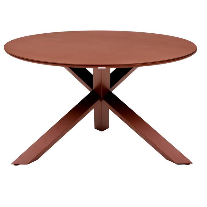 Table de jardin ronde ORYON Acajou