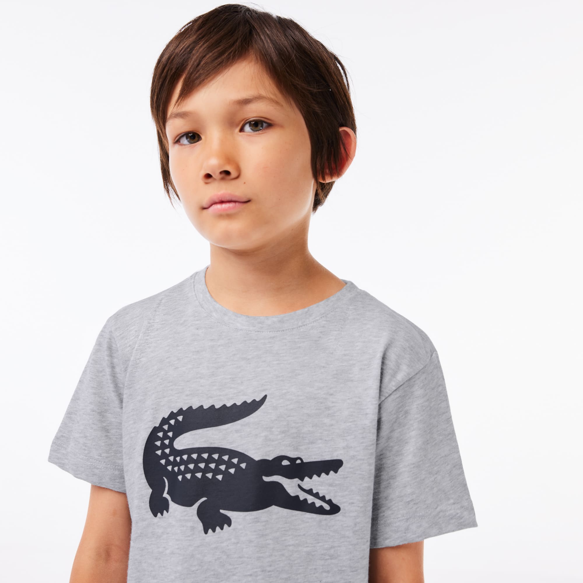 T-shirt enfant Tennis Lacoste SPORT crocodile oversize T-Shirts & Chemises - Gris - Lacoste - Garçon