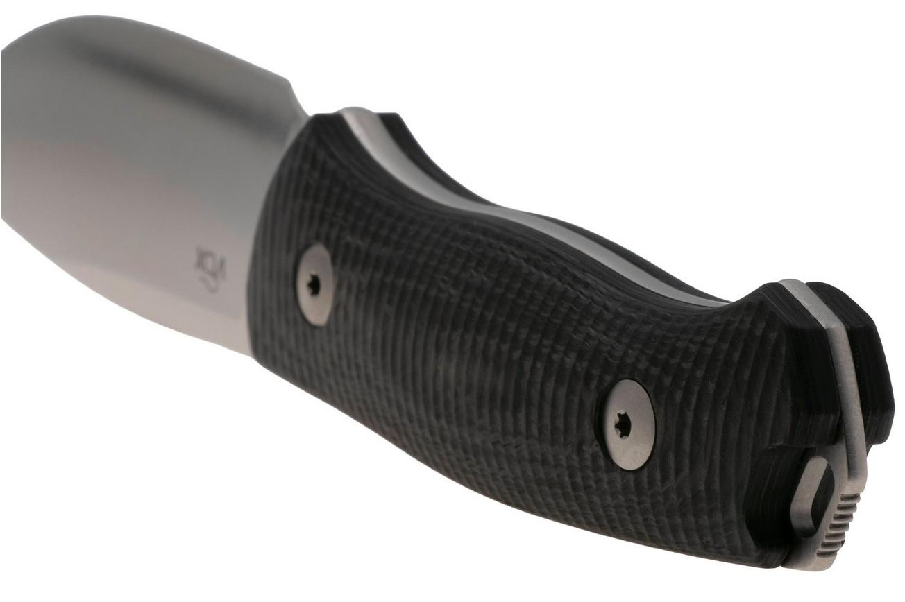 MKM Small Lov MK-SL-CF, Satin M390, Carbon Fiber vaststaand mes, Jesper Voxnaes design