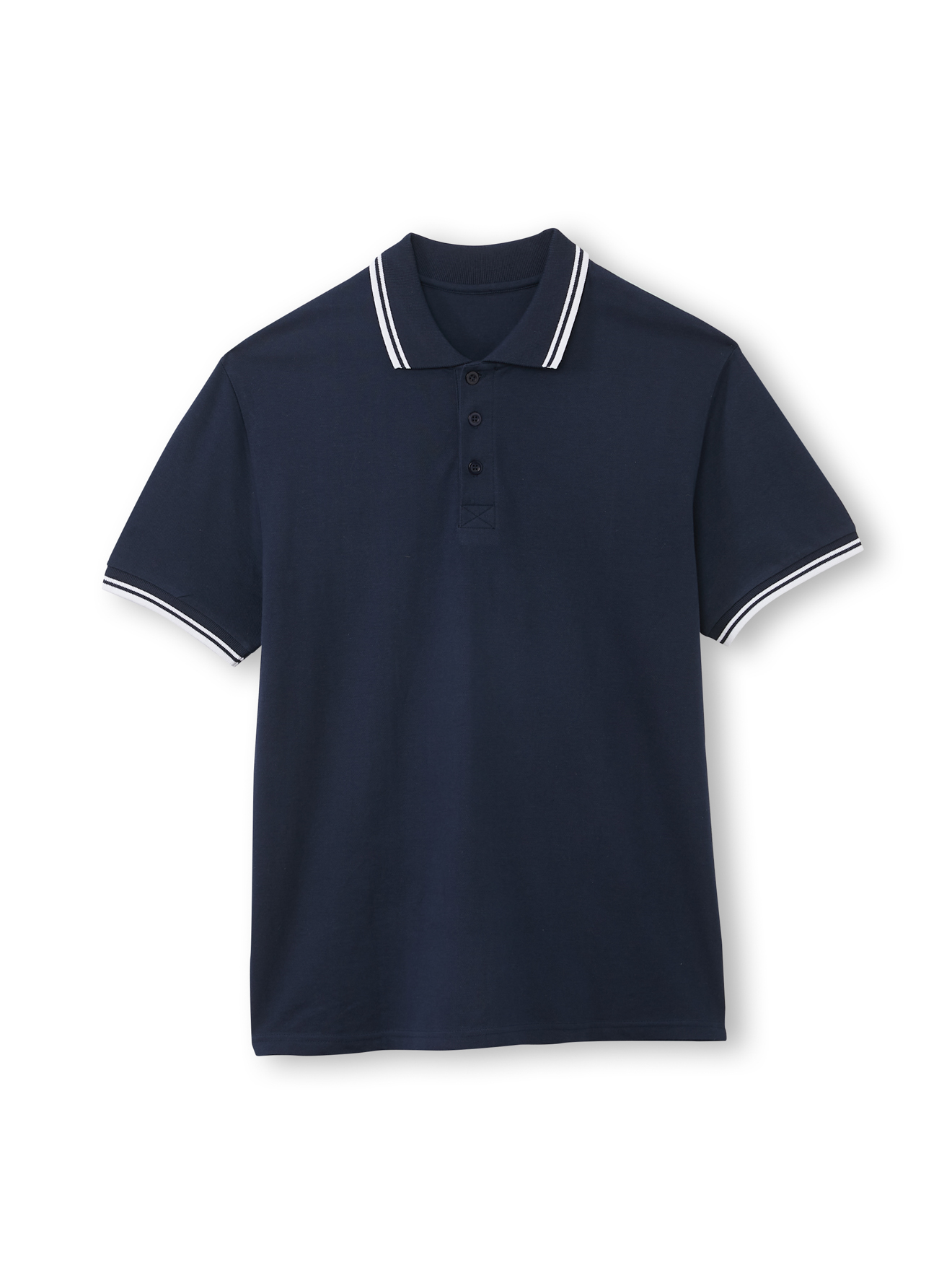 Polo manches courtes maille piquée