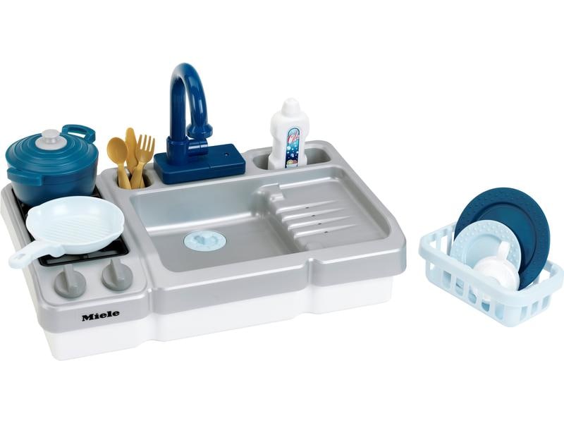 Klein-Toys Reinigungs-Spielzeug Miele Spüle Spülbecken-Spielzeug-Set