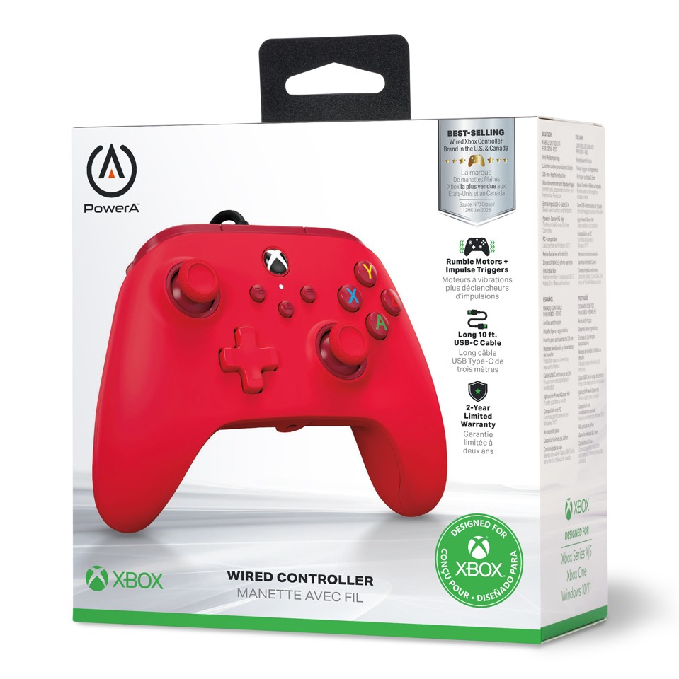 PowerA PowerA Wired Controller for Xbox Series X - S - Red