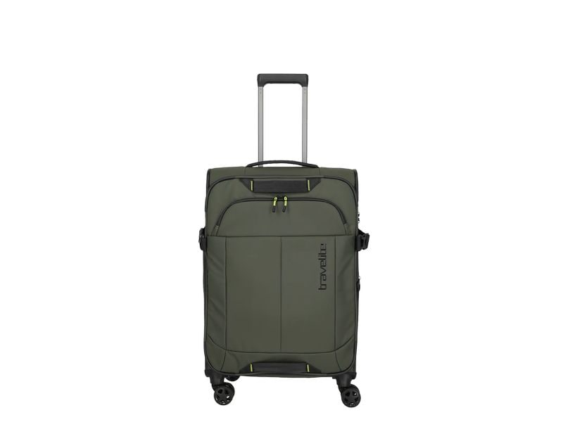 travelite Briize Trolley M erweiterbar, Dunkelgrün Reisekoffer