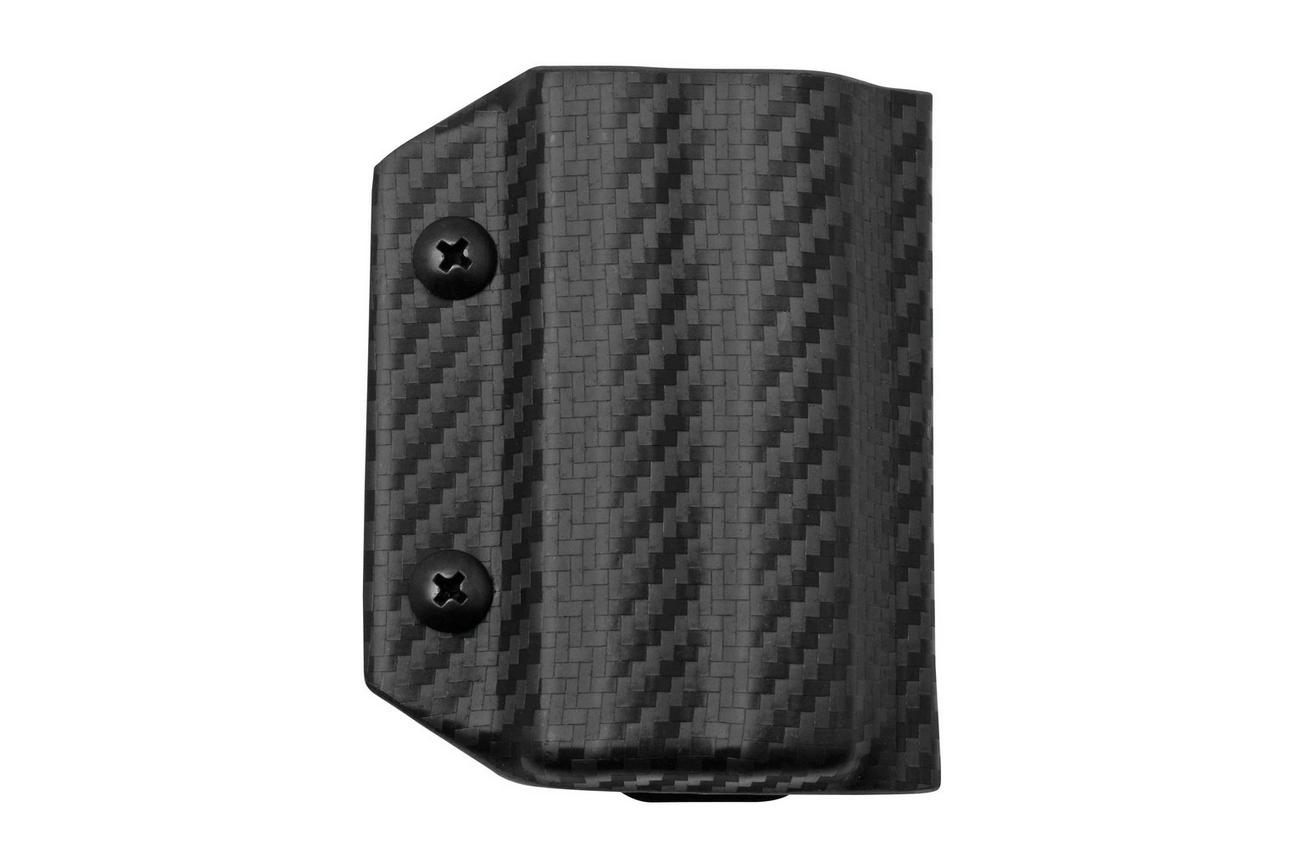 Clip And Carry Kydex Sheath SOG Powerlock, Carbon Fiber Black SPWRLK-CF-BLK riemholster