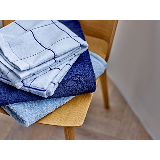 Södahl Organic Vista Håndklæde, Linen Blue, 50x100 cm