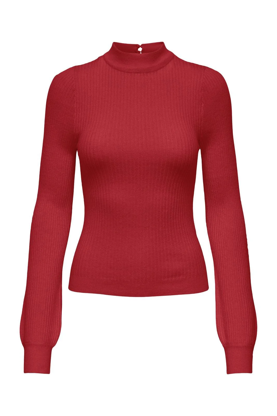 Only Onlibi Ls Rib High Neck Cc Knt 4634769 mars red