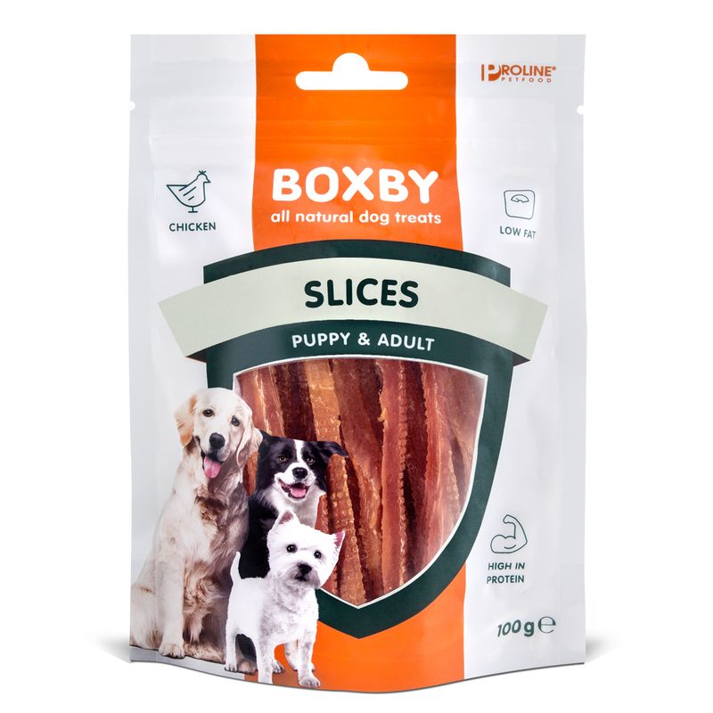 Friandises Boxby Slices, poulet