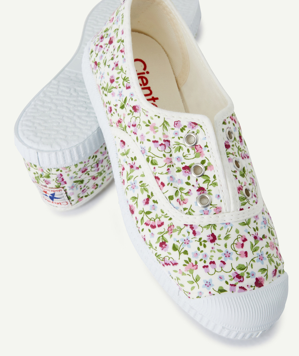 CIENTABASKETS EN TOILE ENFANT IMPRIMÉ FLEURI