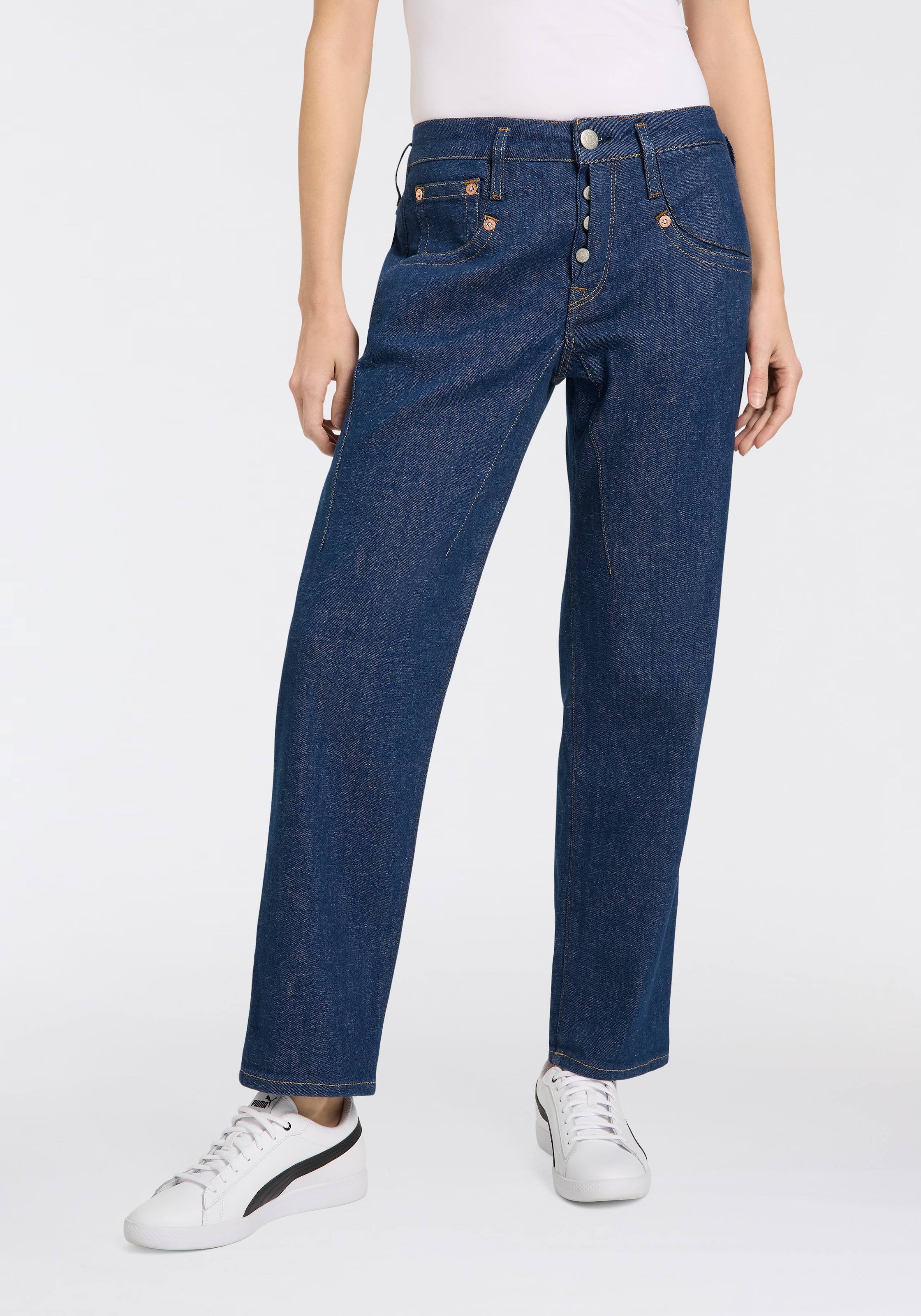 Herrlicher Boyfriend-Jeans »Shyra Tap Denim«