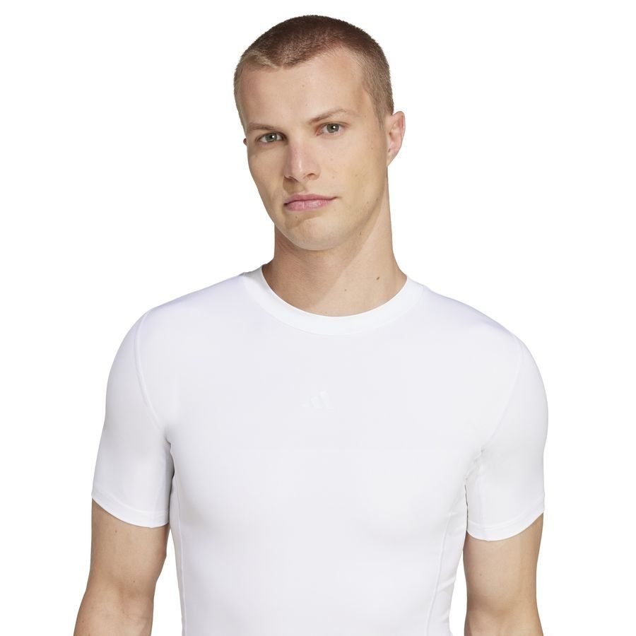 adidas Baselayer T-Shirt Techfit - Blanc