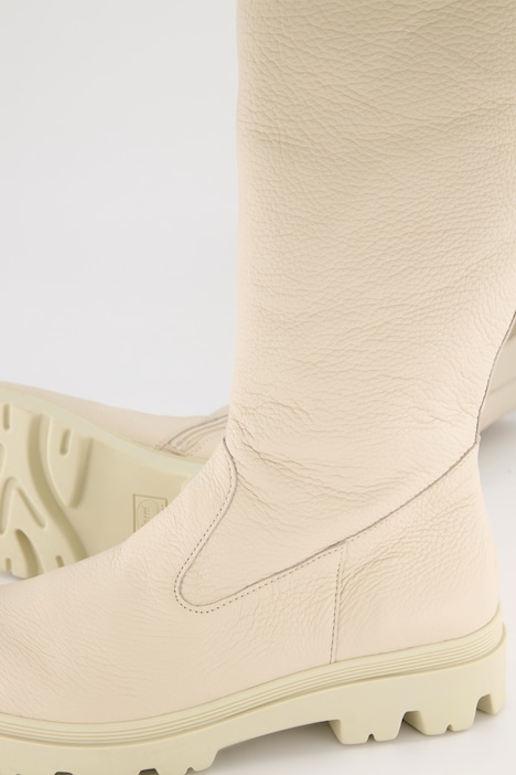 Vitaform Lederstiefel, L-Schaft, Smok-Effekt, Weite K