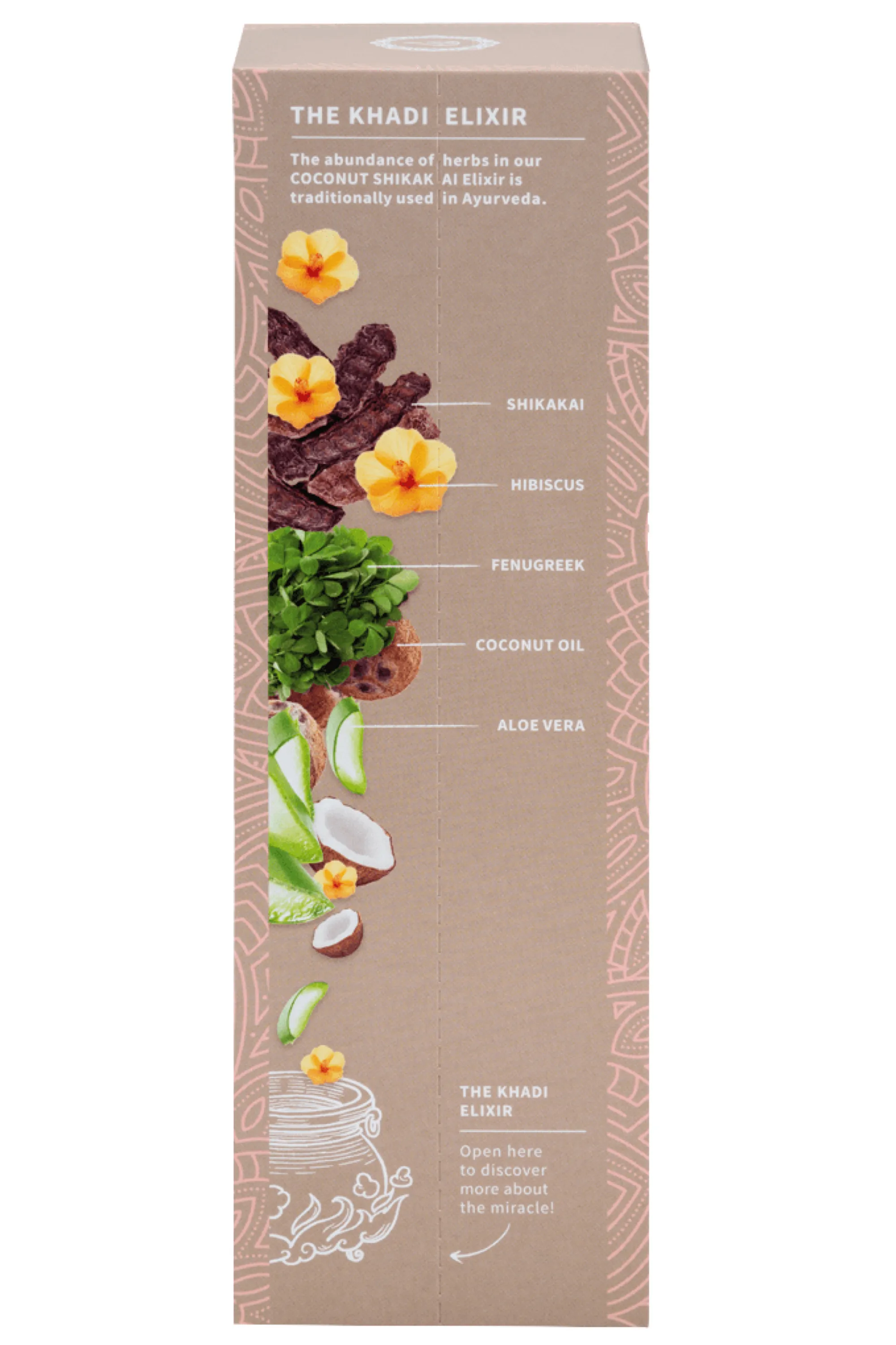 KHADI Après-Shampoing hydratation & brillance Coconut Shikakai-200 ml