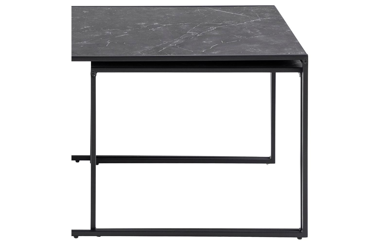 Couchtisch Infinity 120 cm x 48 cm, Schwarz<br>Sofatisch