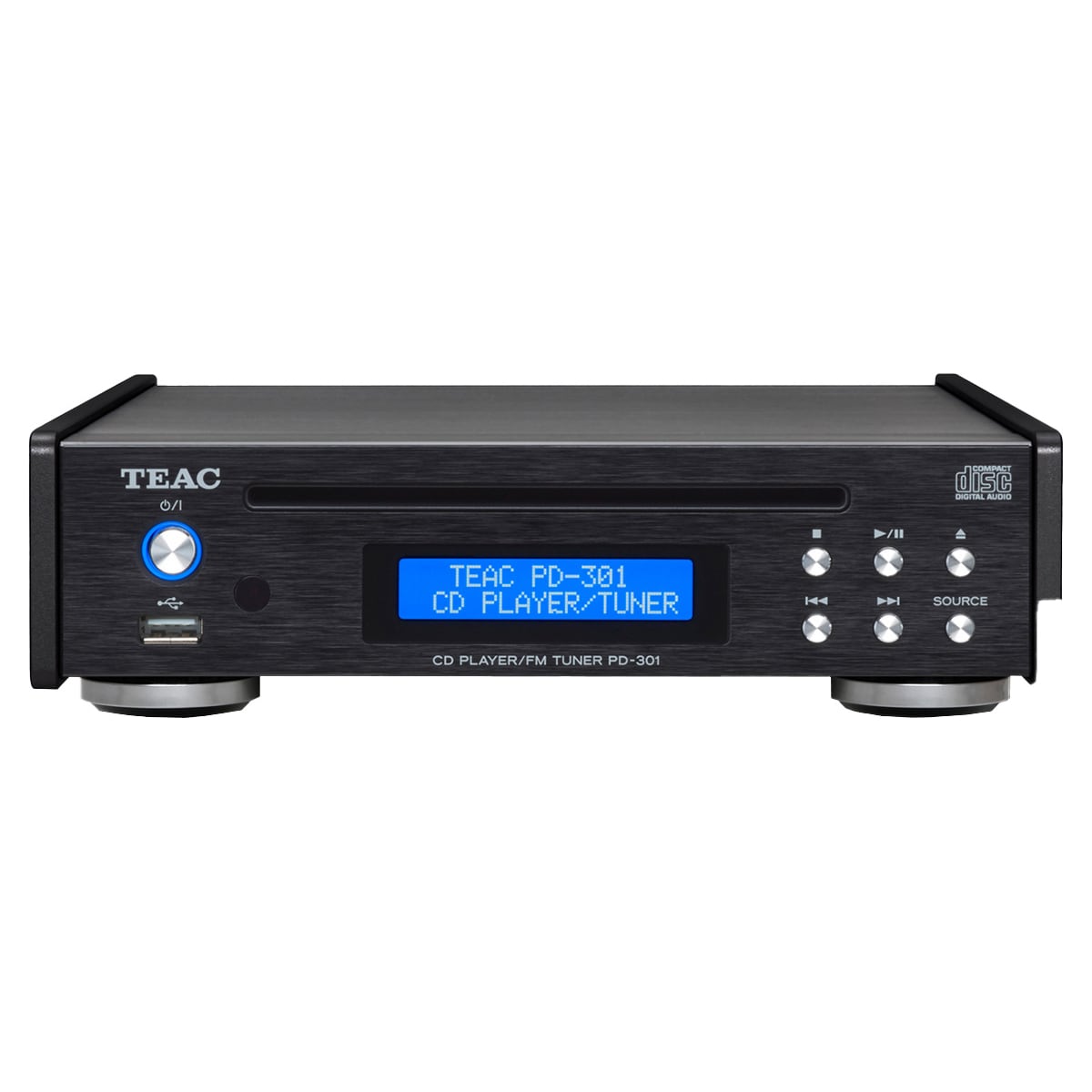 Teac PD-301DAB-X CD-spiller og FM/DAB-tuner (sort)