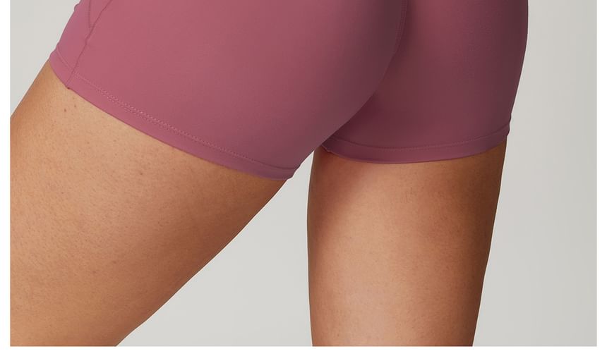 Skinniano - Hoge taille effen yogashorts
