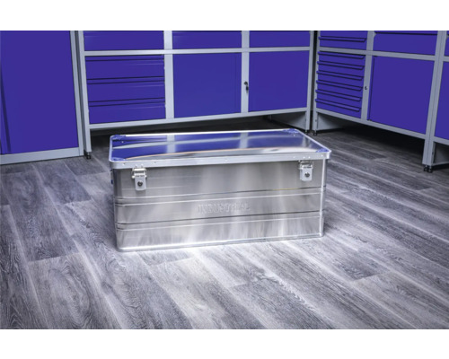 Aluminium box Industrieel 142 L 895 x 375 x 495 mm zilver