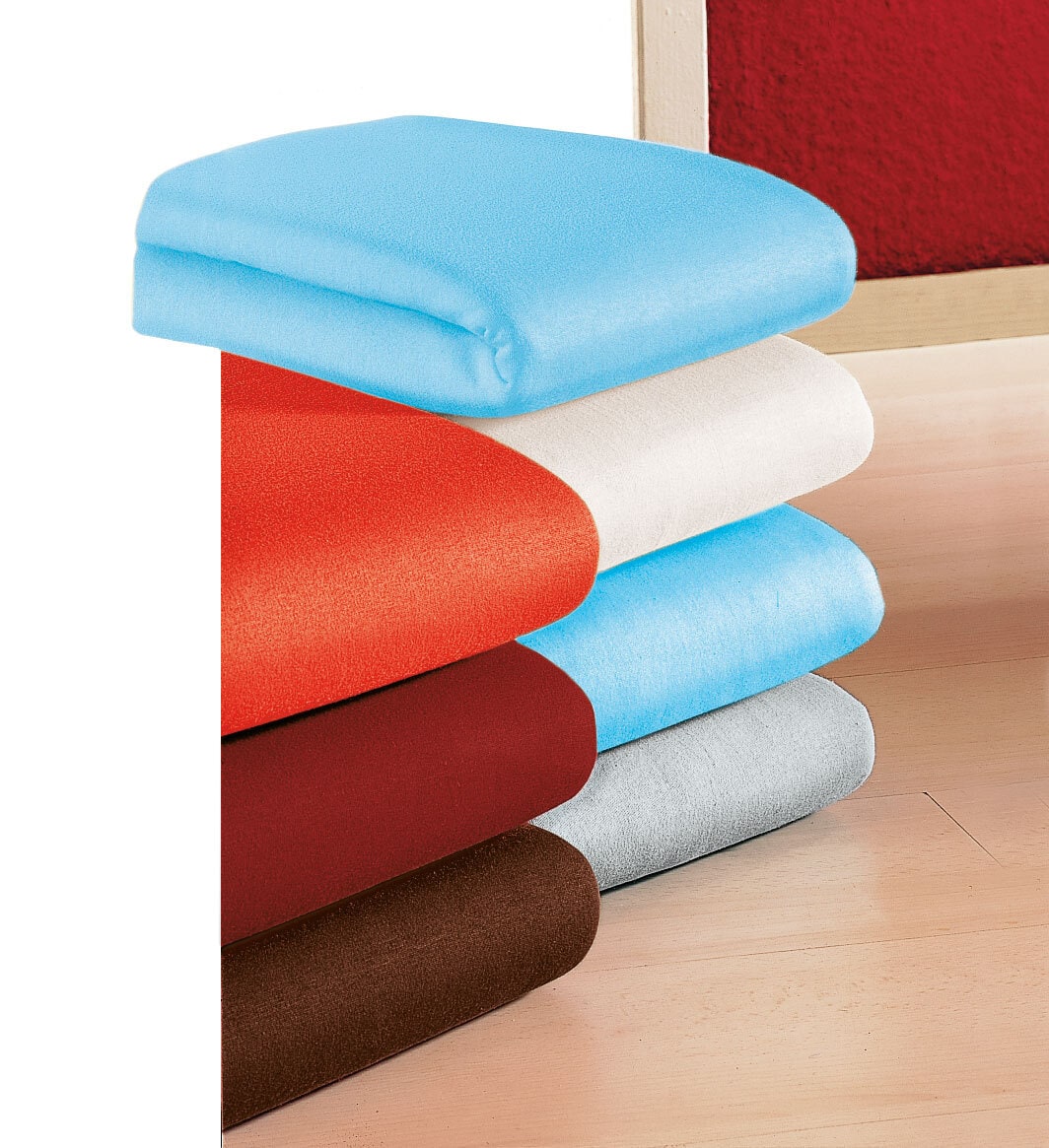 Vario Jersey-Spannbetttuch 90-100 x 200 cm hellgrau