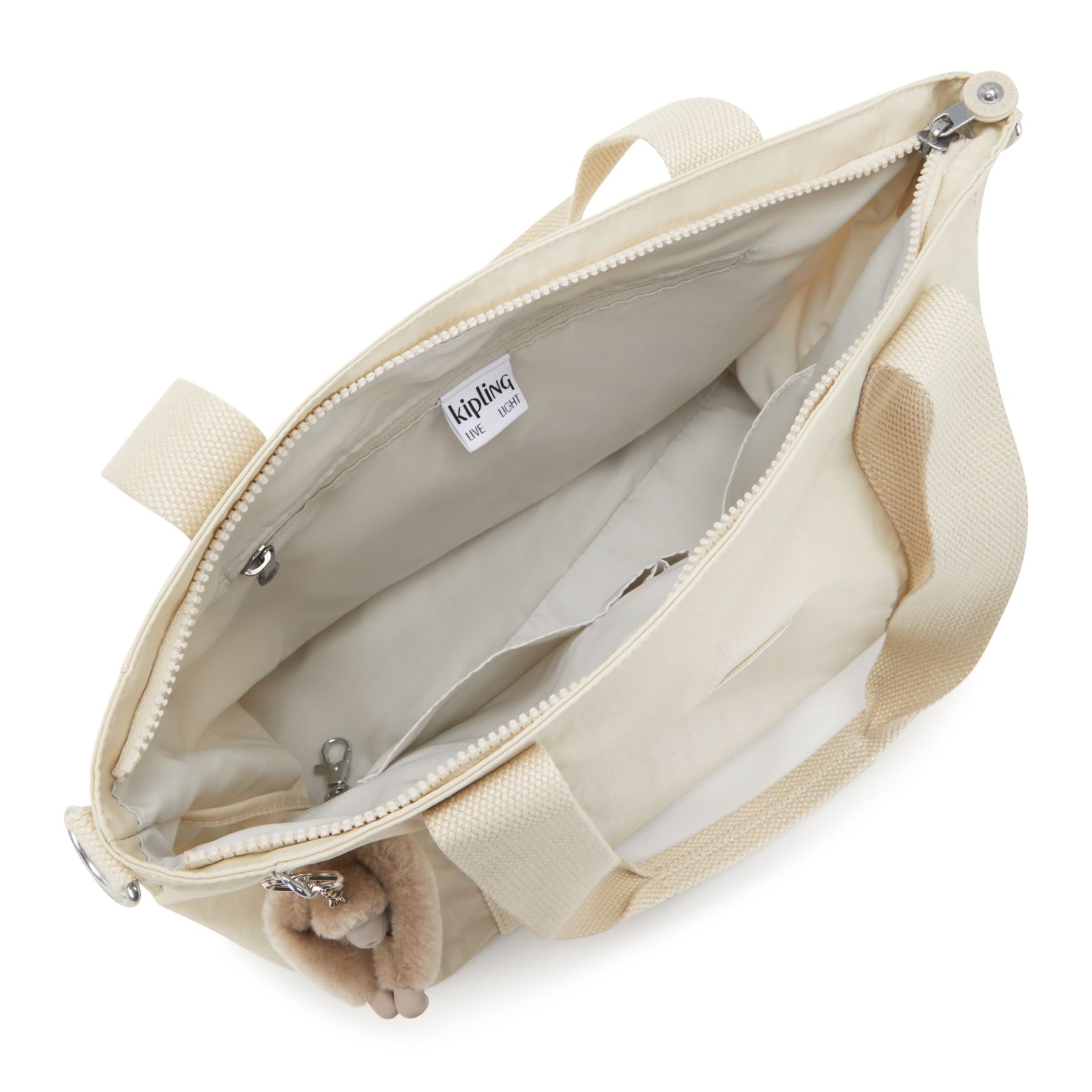 ASSENI S Petit fourre-tout à bandoulière détachable - Beige Pearl