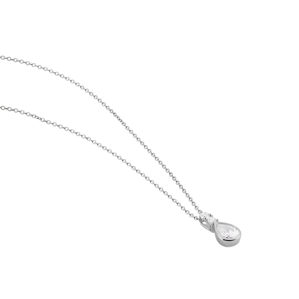 Collier Davut Argent Oxyde